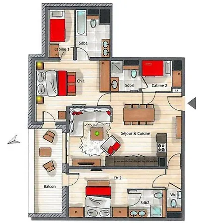 Le C By Alpine Resorts Courchevel Room photo