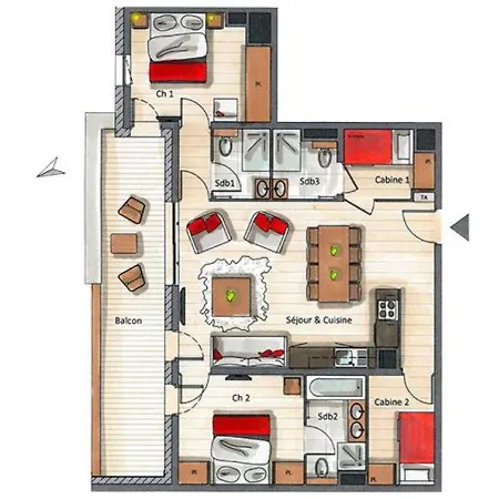 Le C By Alpine Resorts Courchevel Room photo