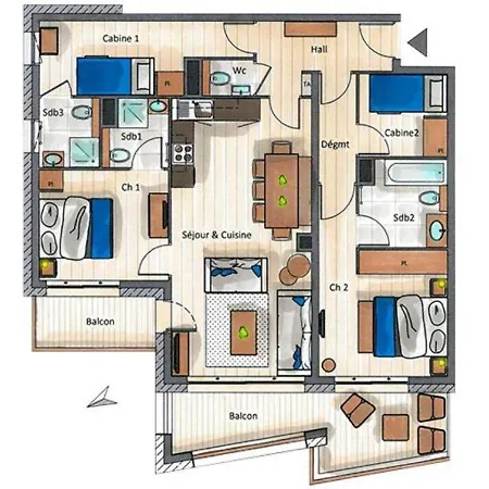 Le C By Alpine Resorts Courchevel Room photo