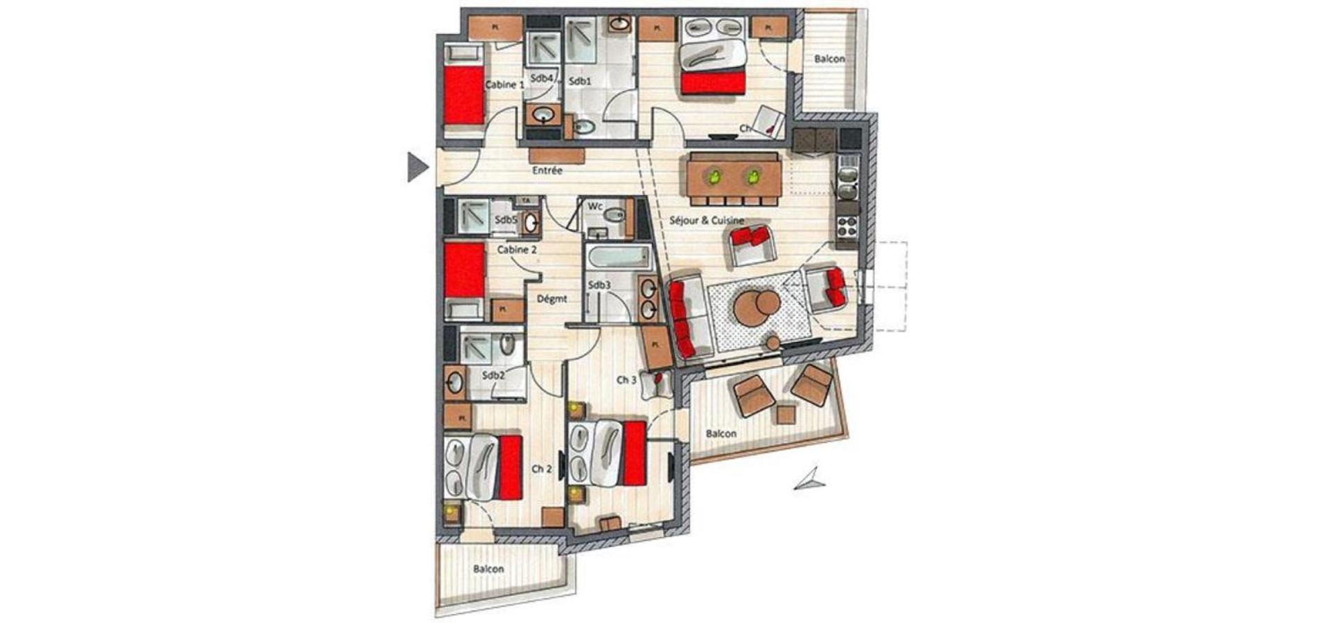 Le C By Alpine Residences Appartement