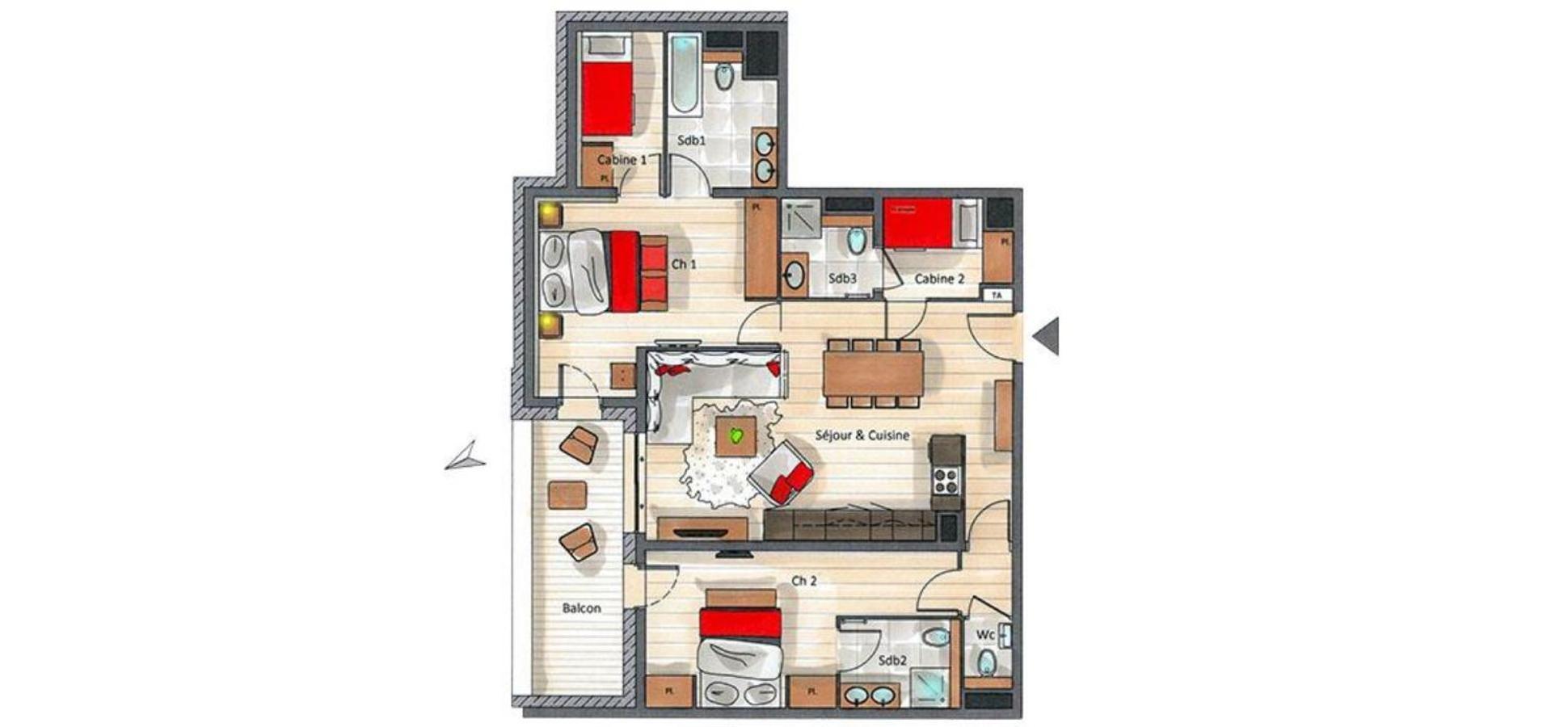 Le C By Alpine Apartment Courchevel