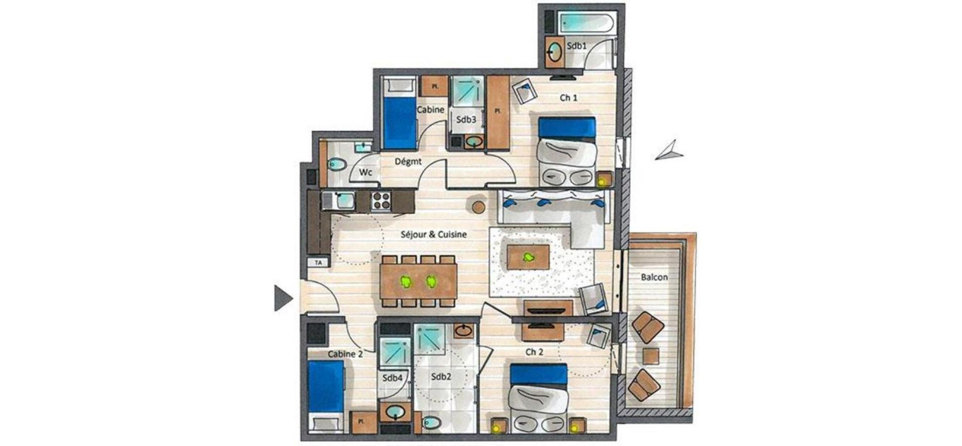 Le C By Alpine Apartment